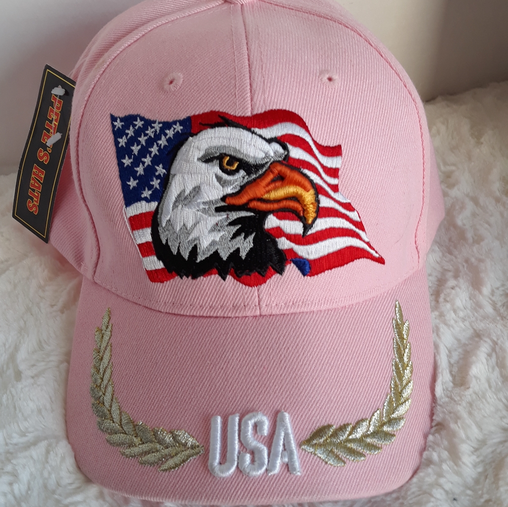Pink Eagle Hat Baseball Cap